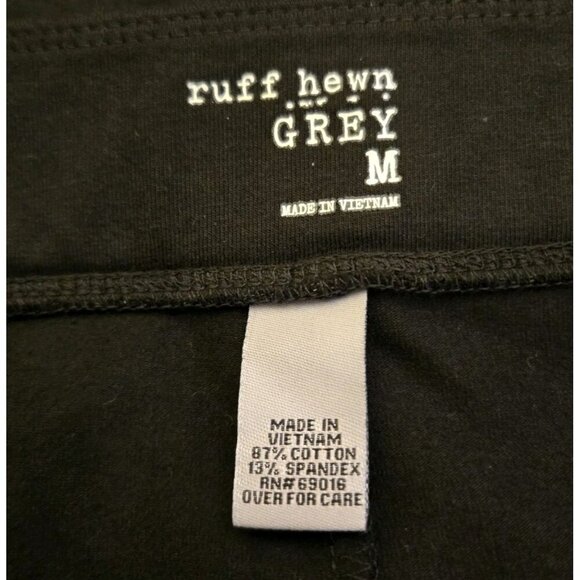 Ruff Hewn Grey Medium Skirt Zipper Black Womens Business Office Midi Coquette - Picture 6 of 8